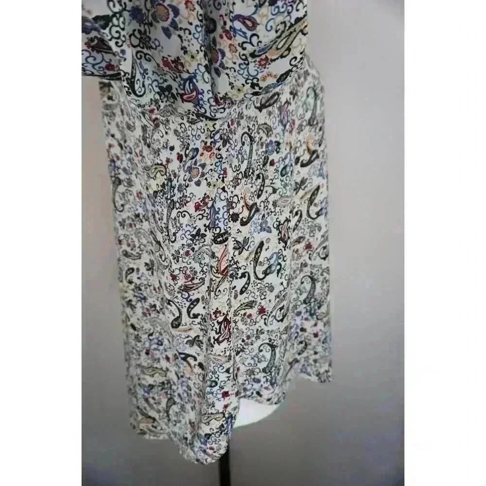 Collective Concepts Paisley Floral Blouse, Size MP - Picture 14 of 14